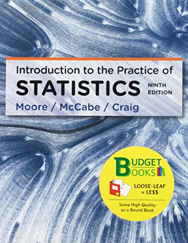 Book cover for Loose-Leaf Version for the Introduction to the Practice of Statistics & Sapling Homework-Only for Statistics (Twelve-Month Access)