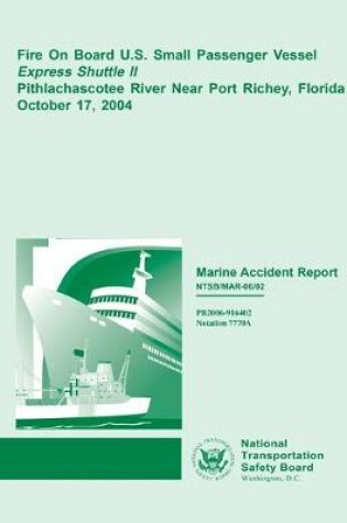 Cover of Marine Accident Report