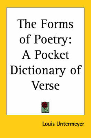 Cover of The Forms of Poetry