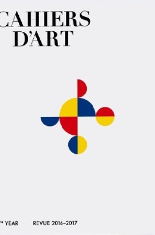 Cover of Cahiers d'Art 2016-2017