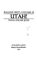 Book cover for Utah!