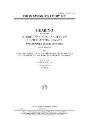 Cover of Indian Gaming Regulatory Act