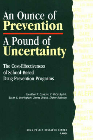 Cover of An Ounce of Prevention, a Pound of Uncertainty