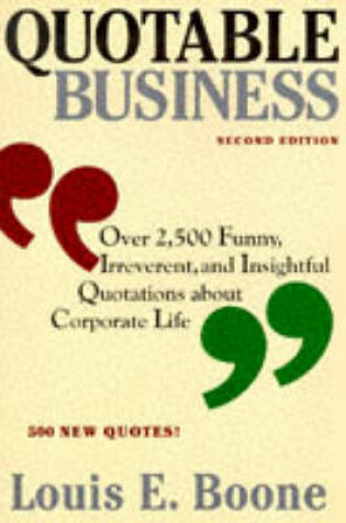 Cover of Quotable Business