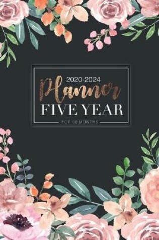 Cover of 2020-2024 Five Year Planner for 60 Months