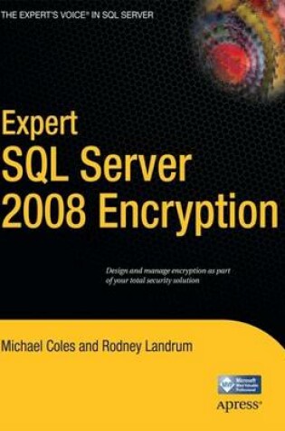 Cover of Expert SQL Server 2008 Encryption