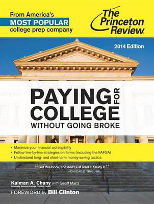 Book cover for Paying for College Without Going Broke, 2014 Edition