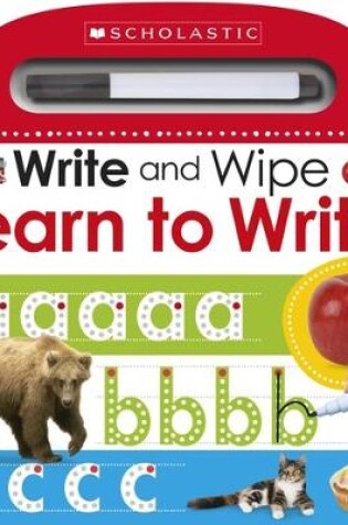 Cover of Write and Wipe: Learn to Write