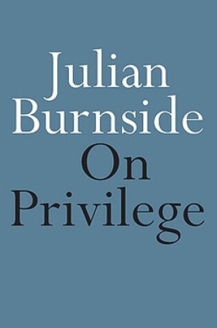 Cover of On Privilege