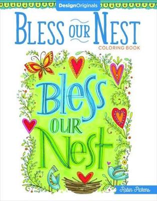 Book cover for Bless Our Nest Coloring Book