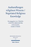 Book cover for Aushandlungen religioesen Wissens - Negotiated Religious Knowledge