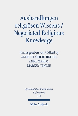 Cover of Aushandlungen religioesen Wissens - Negotiated Religious Knowledge