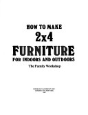 Book cover for How/ 2x4 Furniture