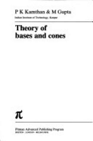 Cover of Theory of Bases and Cones