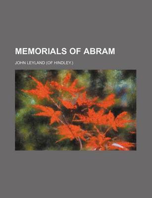 Book cover for Memorials of Abram