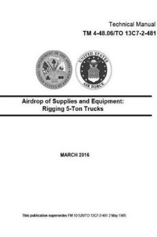 Cover of Technical Manual TM 4-48.06/TO 13C7-2-481 Airdrop of Supplies and Equipment