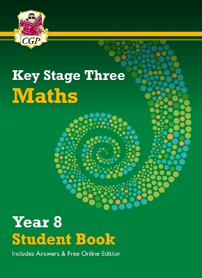 Book cover for KS3 Maths Year 8 Student Book - with answers & Online Edition