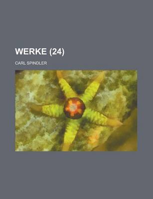 Book cover for Werke Volume 24