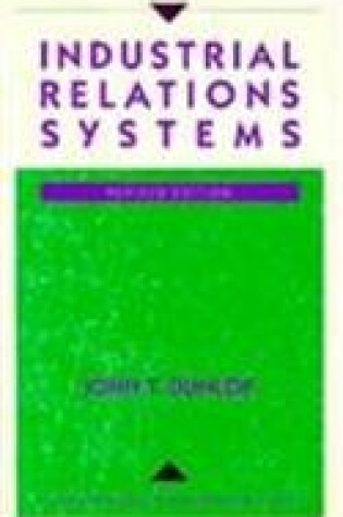 Cover of Industrial Relations Systems