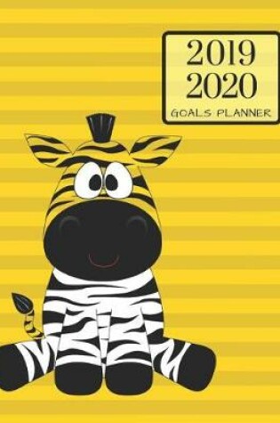 Cover of 2019 2020 Safari Zebra 15 Months Daily Planner