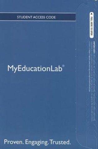 Cover of NEW MyLab Education with Pearson eText -- Standalone Access Card -- for Building Literacy in Secondary Content Area Classrooms