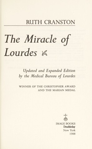 Book cover for Miracle of Lourdes