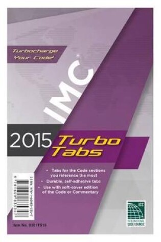 Cover of 2015 International Mechanical Code Turbo Tabs for Soft Cover