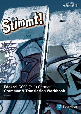Book cover for Stimmt! Edexcel GCSE German Grammar and Translation Workbook