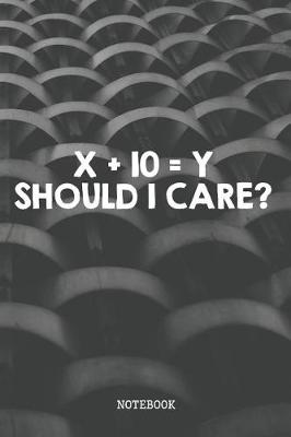 Book cover for X + 10 = Y Should I Care?