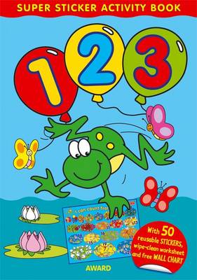 Book cover for Super Sticker Activity Books 123