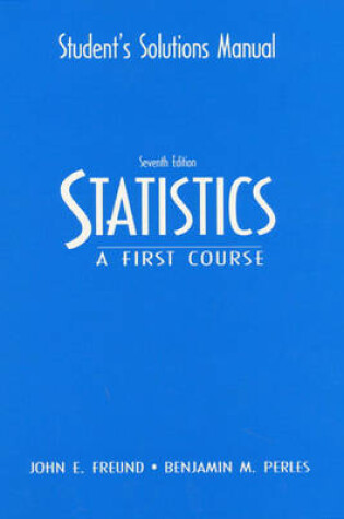 Cover of Student's Solutions Manual