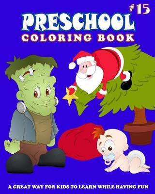 Book cover for PRESCHOOL COLORING BOOK - Vol.15