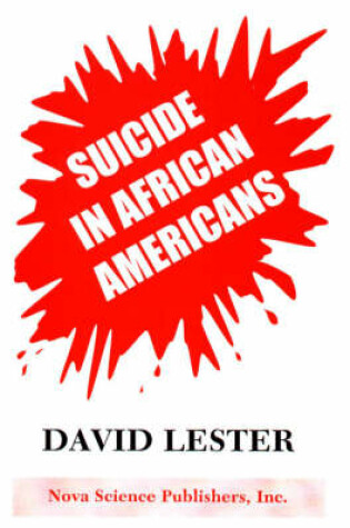Cover of Suicide in African Americans