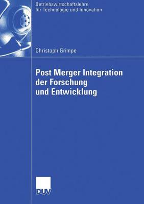 Cover of Post Merger Integration der Forschung und Entwicklung