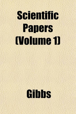 Book cover for Scientific Papers (Volume 1)