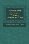 Book cover for Famous Men of Rome