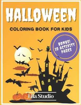 Book cover for Halloween Coloring Book for Kids