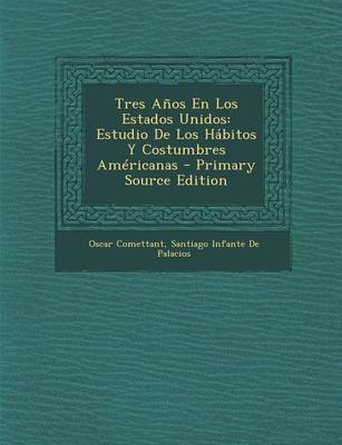 Book cover for Tres Anos En Los Estados Unidos