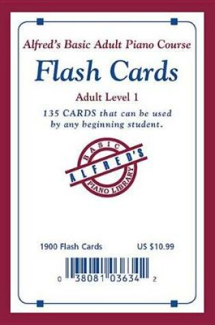 Cover of Alfred's Basic Adult PIano Course 1 Flash Cards