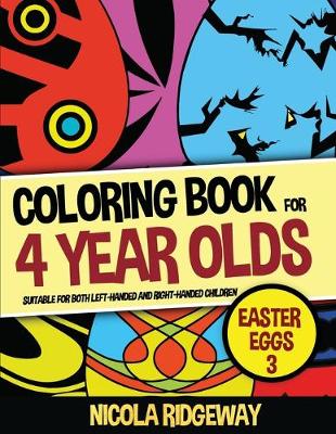 Cover of Coloring Book for 4 Year Olds (Easter eggs 3)