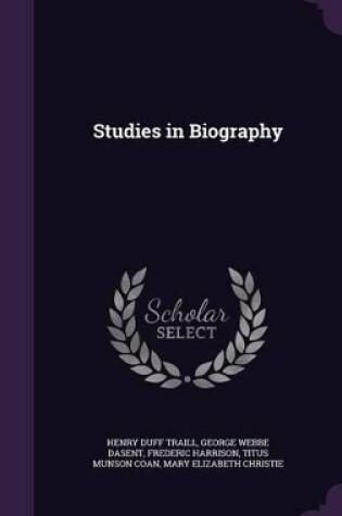 Cover of Studies in Biography