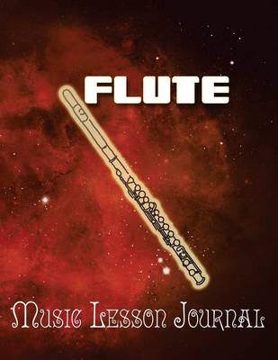 Book cover for Flute Music Lesson Journal