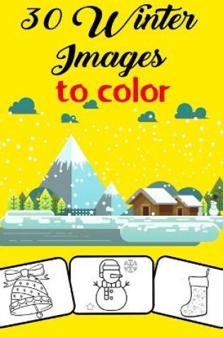 Cover of 30 Winter Images to Color