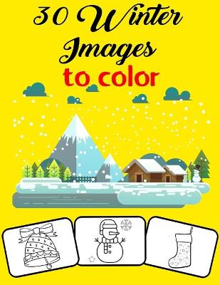 Book cover for 30 Winter Images to Color