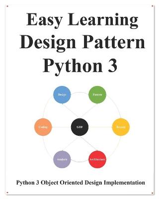 Book cover for Easy Learning Design Patterns Python 3