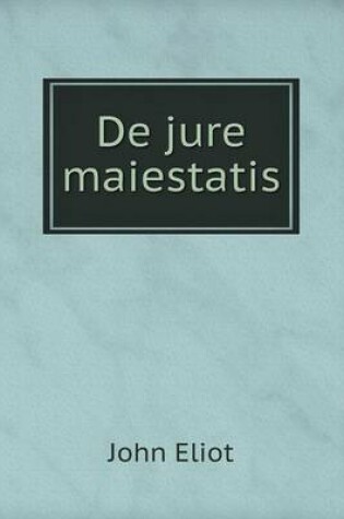 Cover of De jure maiestatis