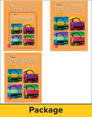 Book cover for Corrective Reading Decoding Level A, Teacher Materials Package