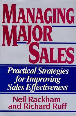 Book cover for Managing Major Sales
