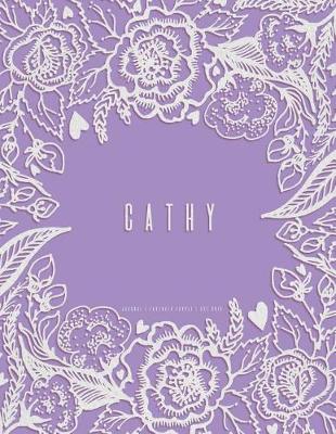 Book cover for Cathy - Lavender Purple Journal, Dot Grid