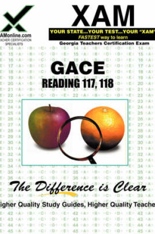 Cover of Gace Reading 117, 118 Teacher Certification Test Prep Study Guide